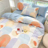 High-quality Home Pure Cotton Bedding Set 100% Cotton Skin-friendly Queen Duvet Cover Set with Sheets Comforter Cover Pillowcase