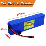 48V 60Ah High Capacity 13S2P 18650 Li-ion Battery for Bafang Electric Bike Retrofit Kit 1000w 54.6V 2A Charger + XT60 Plug