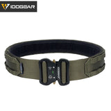 IDOGEAR Tactical 2 inch Combat Belt Quick  Release Buckle MOLLE Hunting Sport Mens Belt Durable Outdoor Wargame 3414