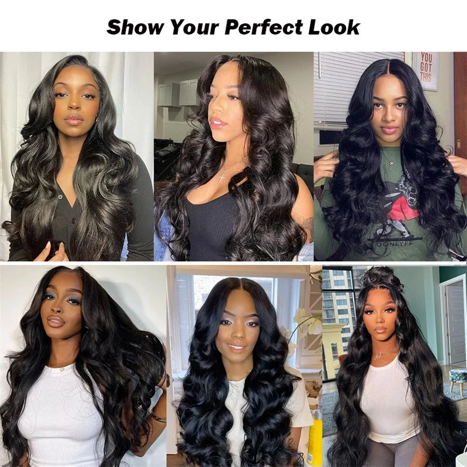 13x6 Hd Transparent Body Wave Lace Front Wig 30 40 Inch 360 13x4 Hd Lace Frontal Wigs Human Hair Wig Pre Plucked For Black Women