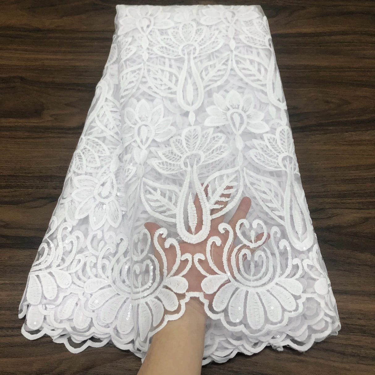 African Lace Fabric 2024  High Quality Lace Hot Sale Embroidery French Tulle Lace Fabric Nigerian Lace Fabric For Wedding Dress