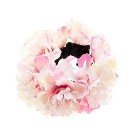 Flower Hair Tie Flower Hair Scrunchies For Women Flower Ponytail Holder Rose Scrunchies Hair Rope Elastic Hair Tie