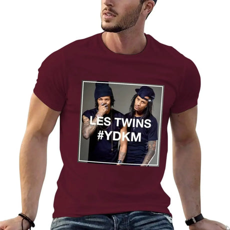 les Twins T-shirt quick-drying plain oversized t shirts for men