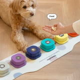 Mewoofun Voice Recording Button Pet Toys Dog Buttons for Communication Pet Training Buzzer Recordable Talking Button with Mat