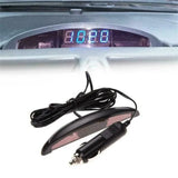 3 in 1 Auto Car Digital LED Electronic Clock Thermometer Voltmeter Car Accessories Digital Led Electronic Clock Car Ornament