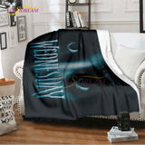 Wednesday Addams Series Throw Blanket Horror Soft Blankets for Beds Home Decor Bedding Cover picnic blanket