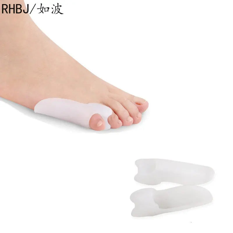 2Pcs Silicone Gel Thumb Corrector Bunion Foot Toe Hallux Valgus Protector Separator Finger Straightener Adjuster Foot Care Tool