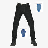 Men Jeans Men Motorcycle Pants Motorcycle Jeans Protective Gear Riding Touring Motorbike Trousers With Hip and Knee Gears