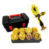 Spinning top Burst Arena Toys set gold Beylade Burst With Launcher And Storage Box Bayblade Bable Drain Fafnir Phoenix