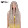 Noble Synthetic Lace Front Wig 38 Inch Long Curly Wig For Women Cosplay Feminino Lace Front Ombre Blonde Wig Heat Resistant Wigs