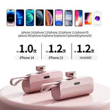 10000mAh Fast charging Power Bank Mini External Type C Portable plug and play Fast Charger Power Bank For iPhone Samsung Huawei