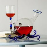 Glass Wine Decanter Handmade Creative Octopus Wine Decanter Household Wine Dispencer Pot Home Brewing Making Barware Ornaments