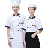 Professional Short Sleeve Chef Jacket for Food Service Industry