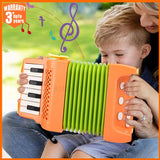 Kids Accordion Mini Toy Musical Instruments 10 Keys 8 Bass For Accordions for Kids Musical Instrument Educational Toys Gifts