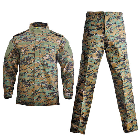 Combat Military Uniform Camo Tactical Suit Safari Men Army Special Forces Coat Pant Fishing Camouflage Militar Hunting Clothes