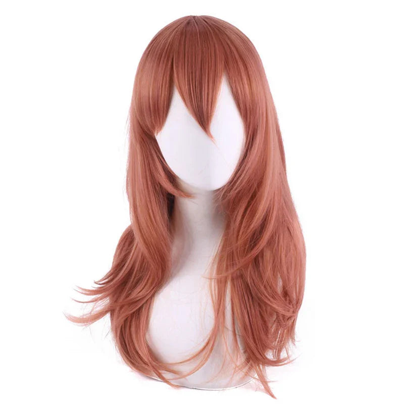Angel Devil Wig Anime Cosplay Chainsaw Man Cosplay Long Dark Orange Hair Wig Angel Devil Men Wig Halloween Angel Devil