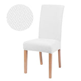 Elastic Dining Room Chair Cover Stretch Thick Jacquard Kitchen Chair Cover Slipcover for Dining Kitchen Hotel Wedding Banquet