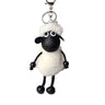 Anime Sheep Shawn plush keychain Cartoon Animal Figure Kind friend Shirley Stuffed Doll Car keying Bag Pendant Toy Kid Xmas Gift