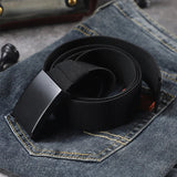 A suit of men elastic elastic elastic automatic buckle belt casual woven outdoor zippy belt using daily commuting