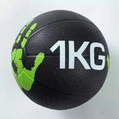 1Pc Men'S Gravity Ball Waist Abdomen Exercise Balance Ball Rehabilitation Training Exercise Solid Rubber Fitness Medicine Ball