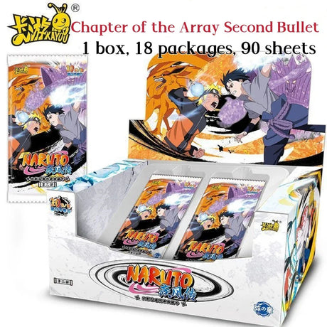 Original Naruto Collection Cards Full Set Booster Box Kayou Uzumaki Uchiha Playing Game Cartas Christmas Gift