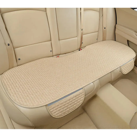 Universal Anti-slip Car Seat Cover Auto Seat Front Seat Protector Cushion Linen Fabric Car Interior Accessories Vehicle Supplies