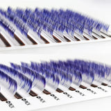 Ombre White Green Blue Purple Color Eyelash Extension Individual Faux Mink Ombre False Colored Lashes Extension Makeup Tool