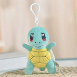 30PC/lot Pokemon Squirtle Charmander Pikachus Plush Doll 12cm Pendant Stuffed Bulbasaur Pendant Keychain Plush Gift Toy