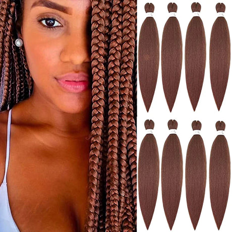 Braiding Hair Pre Stretched Synthetic Braid Extensions Jumbo Braid for Senegalese Passion Twist Box Braid Hair Bundles SOKU