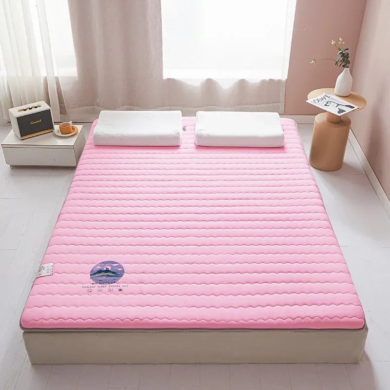 Thick Bed Mattress Toppers Memory Foam Magic Fabric Antibacterial Mattress Mattress Soft Quilt Pad Comfortable Bed Cushion