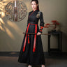 Martial Arts Style Chinese Traditional Costume Improved Hanfu  Women Man Couple Clothing ханьфу Vestidos Para Mujer Hmong Kimono