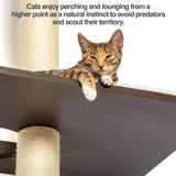 House for Cats Toys Ultimate Cat Climbing Tower & Activity Tree. (24 X 20.8 X 76.8 Inches (lwh) Tall Sisal Scratching Posts Toy