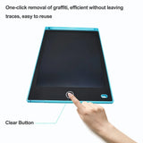 12 Inch 2 Styles LCD Writing Tablet Drawing Board Repeatable Erasable and Writable LCD Handwriting Pad for Children Boys Girls