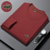 2023 High quality Men's Long Sleeve T-shirt Spring And Autumn Business Casual Sports Embroidered Polo Shirt Lapel Men's Clothing