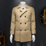 2022 winter long trench coat men jacket mens high quality coat 90% white duck down jackets men,warm thicken parkas size M-4XL