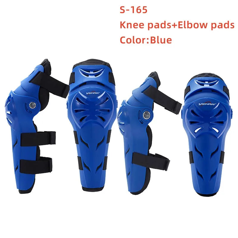 Fashion Motorcycle Elbow Pads VEMAR Motocross Small Kneepad Off-Road Racing Knee Brace Safety Protection Guards Protective Gear