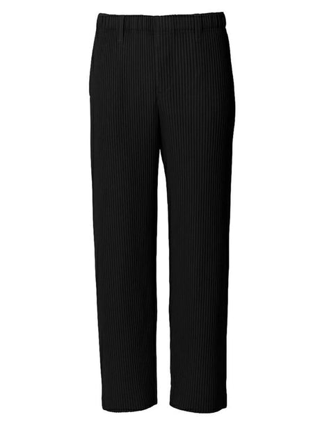 MI TEMPIO Men's Essentials New In Pleated Straight Pants Aesthetic Plain Trousers for Men Casual Suit Pant Man Fashion Clothing