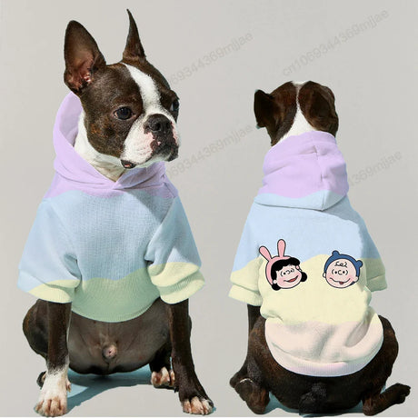 Disney  Hooded Sweater French Bull Dog Clothes for Small Dogs Apparel Pet Clothing Apparels Pug Dogs' Clothing 2023 Costume Suit