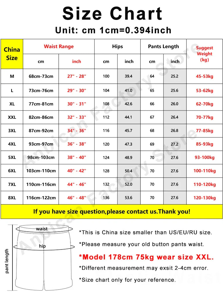 Summer Men Short Jeans Breeches Hip Hop Streetwear Baggy Denim Shorts Cotton Casual Straight Capris Pants Plus Size 8XL