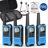 4PCS Baofeng F22 PMR446 /FRS Walkie Talkie Portable Mini Communication Radio Profesional Talkie Walkies With Portable Suitcase