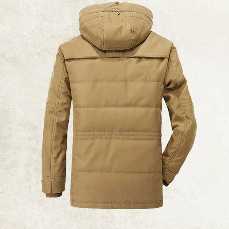 New Brand Thick Winter Parkas men Warm Cotton-Padded Jacket men Fleece With Fur parkas hombre invierno Plus Size 6XL 7XL