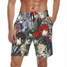 Genshin Impact Board Shorts Summer Anime Print Running Beach Short Pants Men Breathable Classic Custom Large Size Beach Trunks