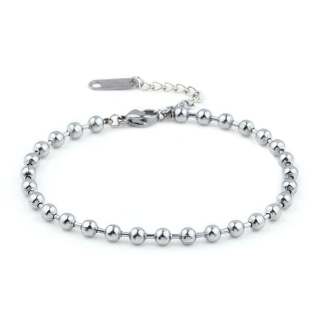 Heart Pendant Stainless Steel Bracelet Women Fashion 316L Bracelets With Beads Exquisite Natural Stone Chain Bracelets For Women