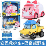 South Korea Poli Robocar Car Transform Vehicle Robot Action Figurine Cartoon Police Car Anime Figure Poli Amber Roy Kid Toy Gift