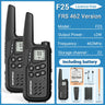 2Pack Baofeng MP25 PMR446/FRS Long Range Rechargeable Type-C Charge Mini Walkie Talkie With LCD Display Flashlight Two-way Radio