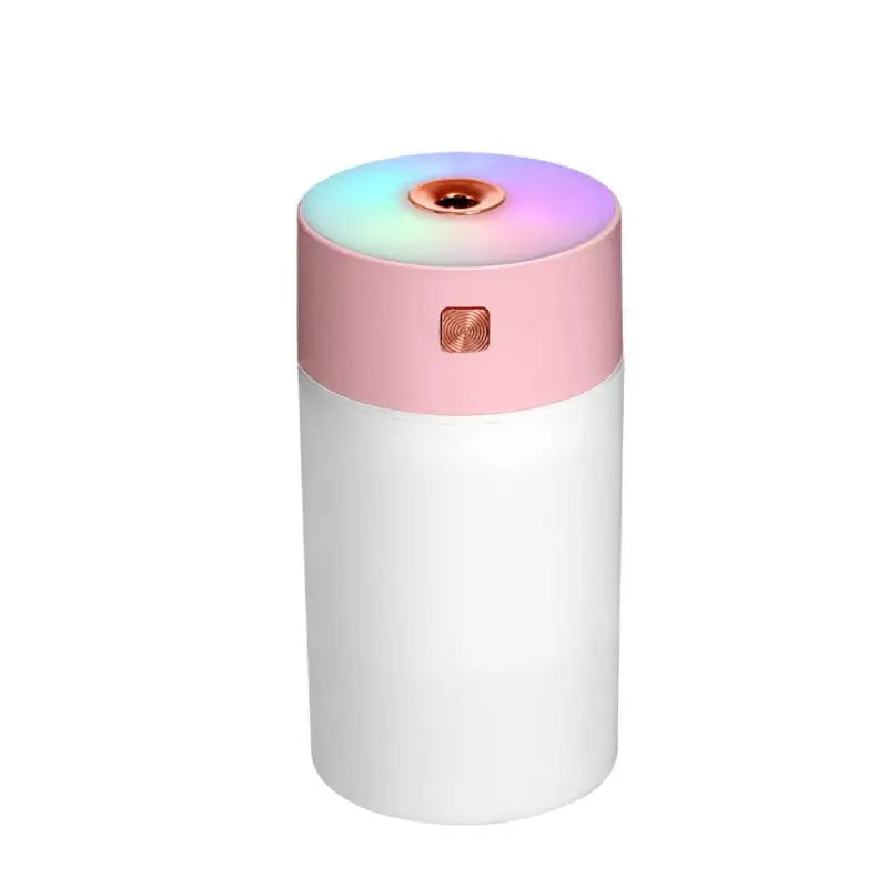 300ml Car Air Humidifier Car Electrical Appliances Small Household Fog Volume Aromatherapy Rainbow Cup Car Humidifier Purifier