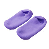 1~4PCS Reusable SPA Gel Socks Moisturizing Whitening Exfoliating Velvet Smooth Beauty Foot Care Silicone Socks Feet Care