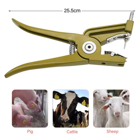 New Farn Animals Ear tag Applicator Practical Cow Goat Ear Tag Pliers Animal Tools Farm sheep Forcep Applicator