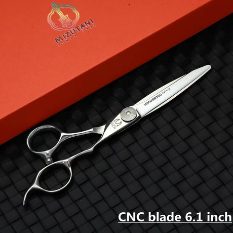 Mizutani new CNC scissors 6-6.3-6.7-7inch bearings screw Thin scissors for haircuts Salon Professional Hairdressing Tools