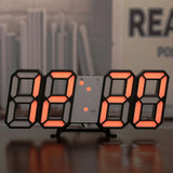 Smart 3d Digital Alarm Clock Wall Clocks Home Decor Led Digital Desk Clock with Temperature Date Time Nordic Large Table Clock